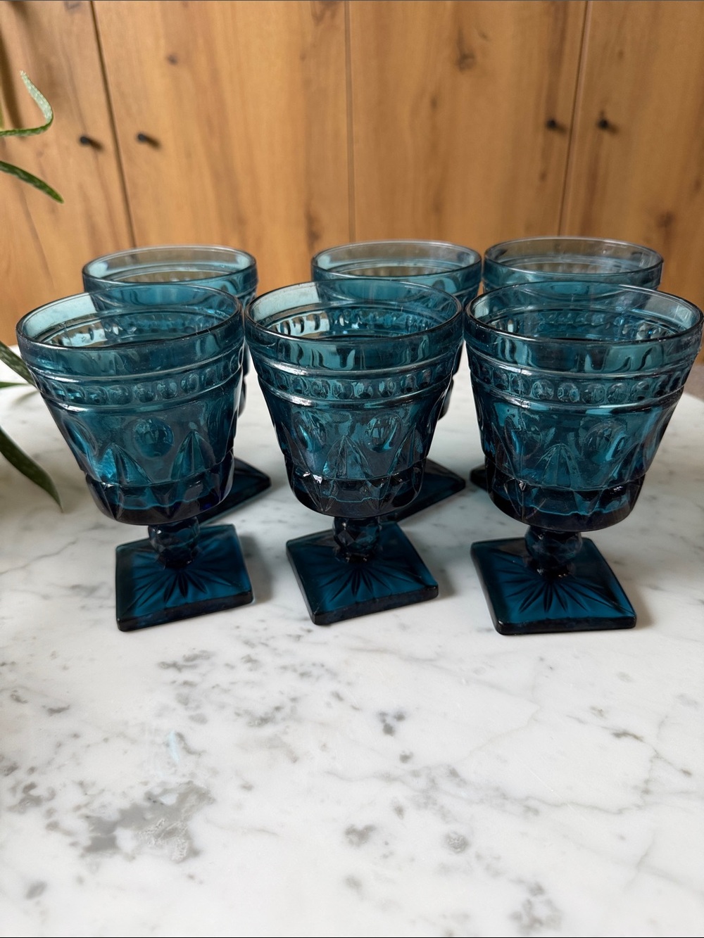 Indiana Glass Goblets Set of 6